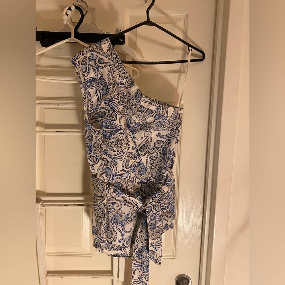 Banana republic one shoulder top